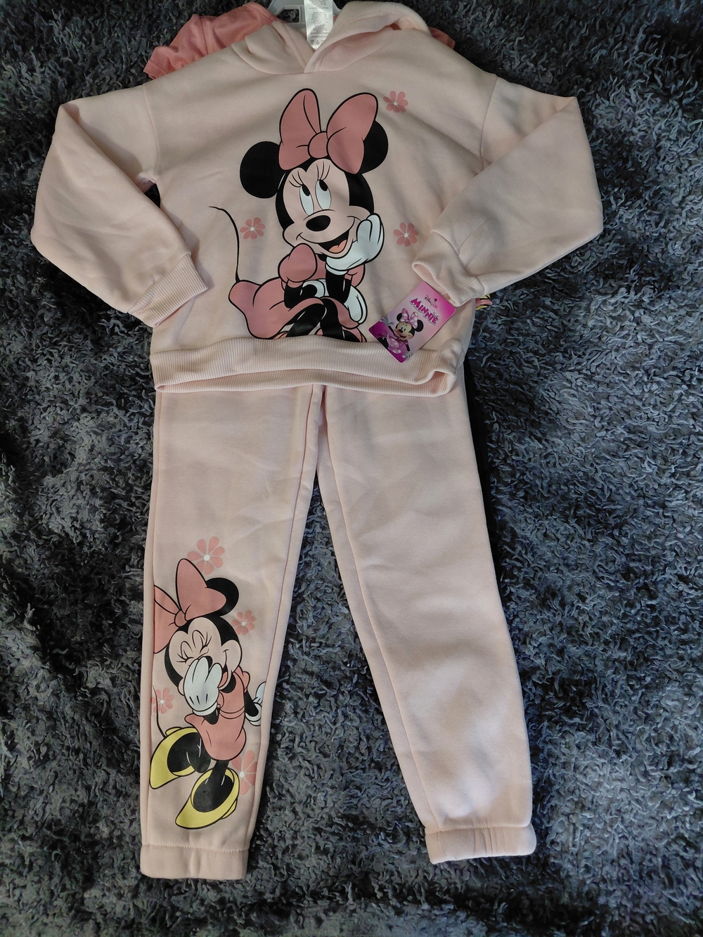 Disney Minnie Mouse Pink Hoodie & Jogger Set
